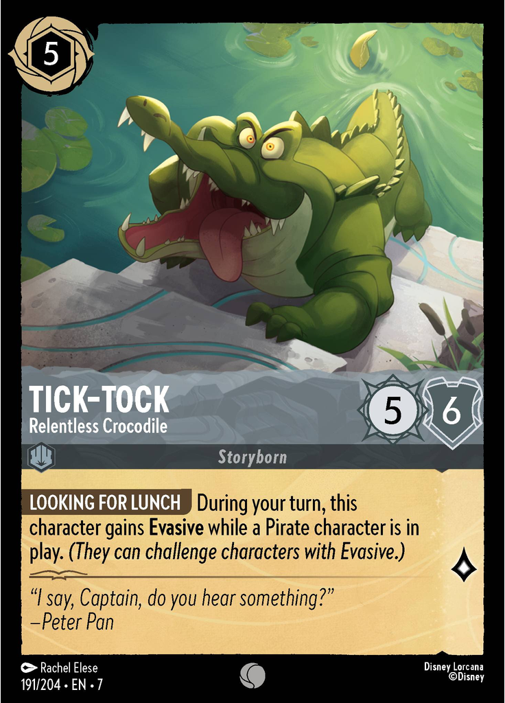 Tick‐Tock - Relentless Crocodile