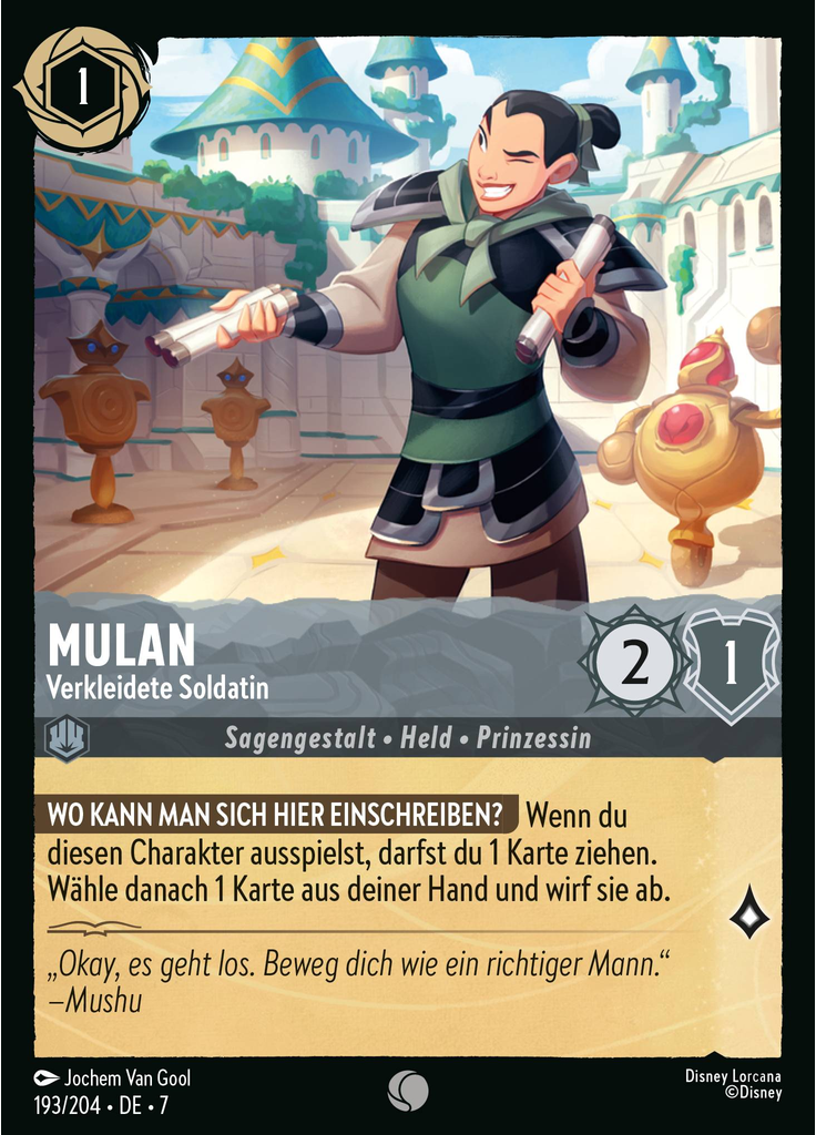 Mulan - Disguised Soldier (Foil)