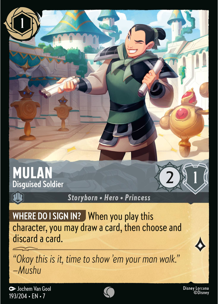 Mulan - Disguised Soldier (Foil)