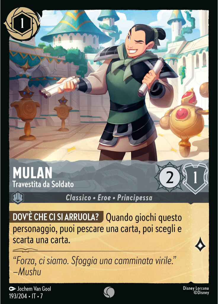 Mulan - Disguised Soldier (Foil)