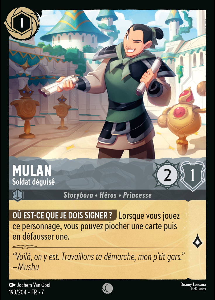 Mulan - Disguised Soldier