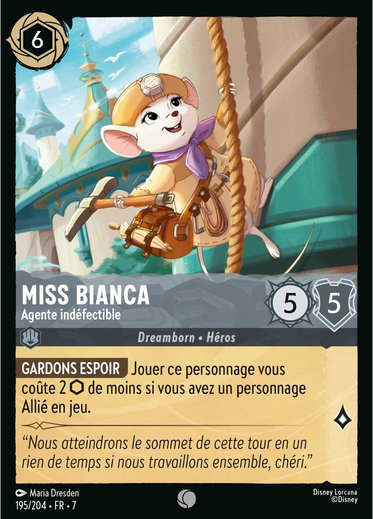 Miss Bianca - Unwavering Agent (Foil)