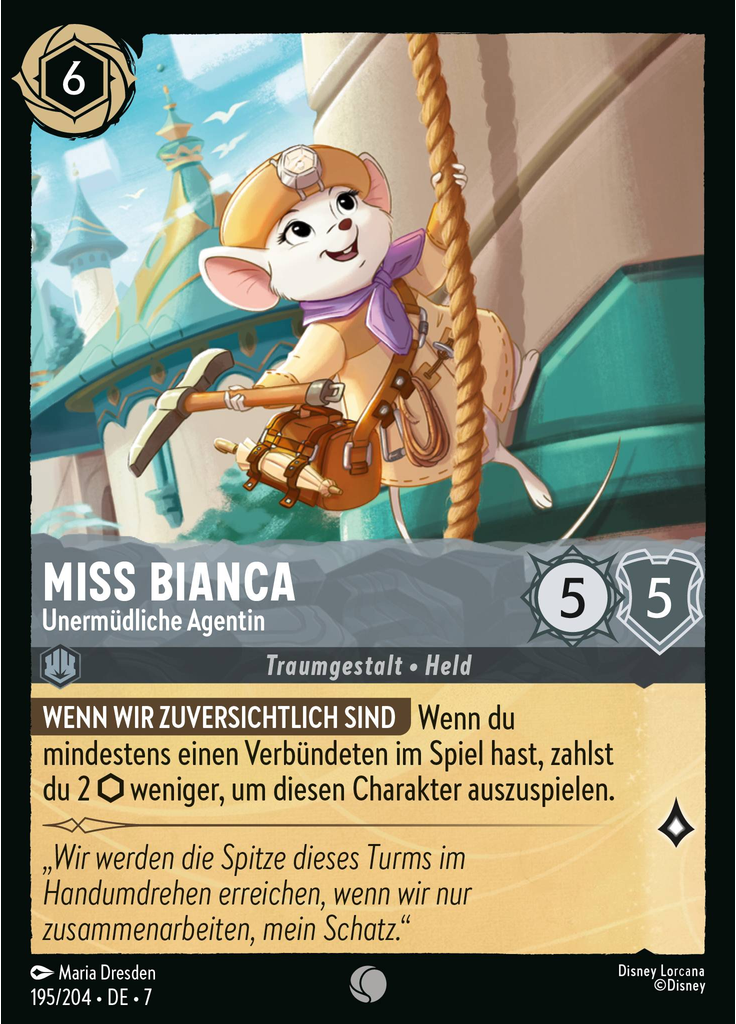 Miss Bianca - Unwavering Agent