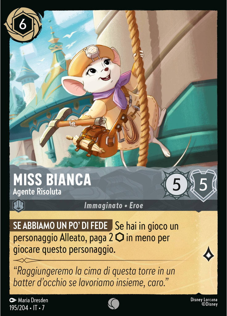 Miss Bianca - Unwavering Agent