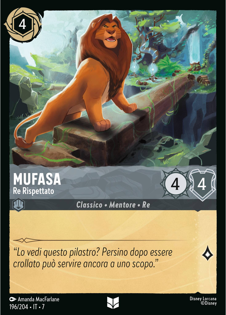 Mufasa - Respected King (Foil)