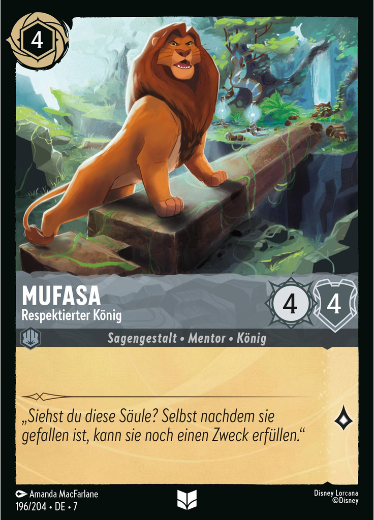 Mufasa - Respected King