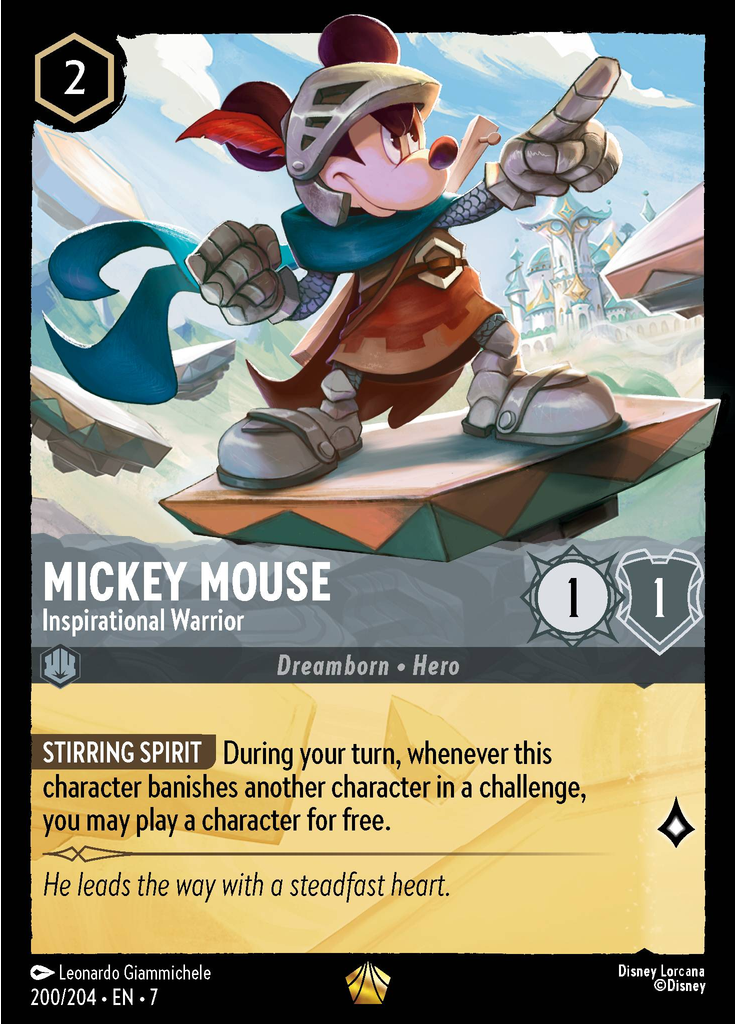 Mickey Mouse - Inspirational Warrior (Foil)