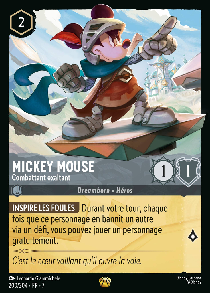 Mickey Mouse - Inspirational Warrior (Foil)