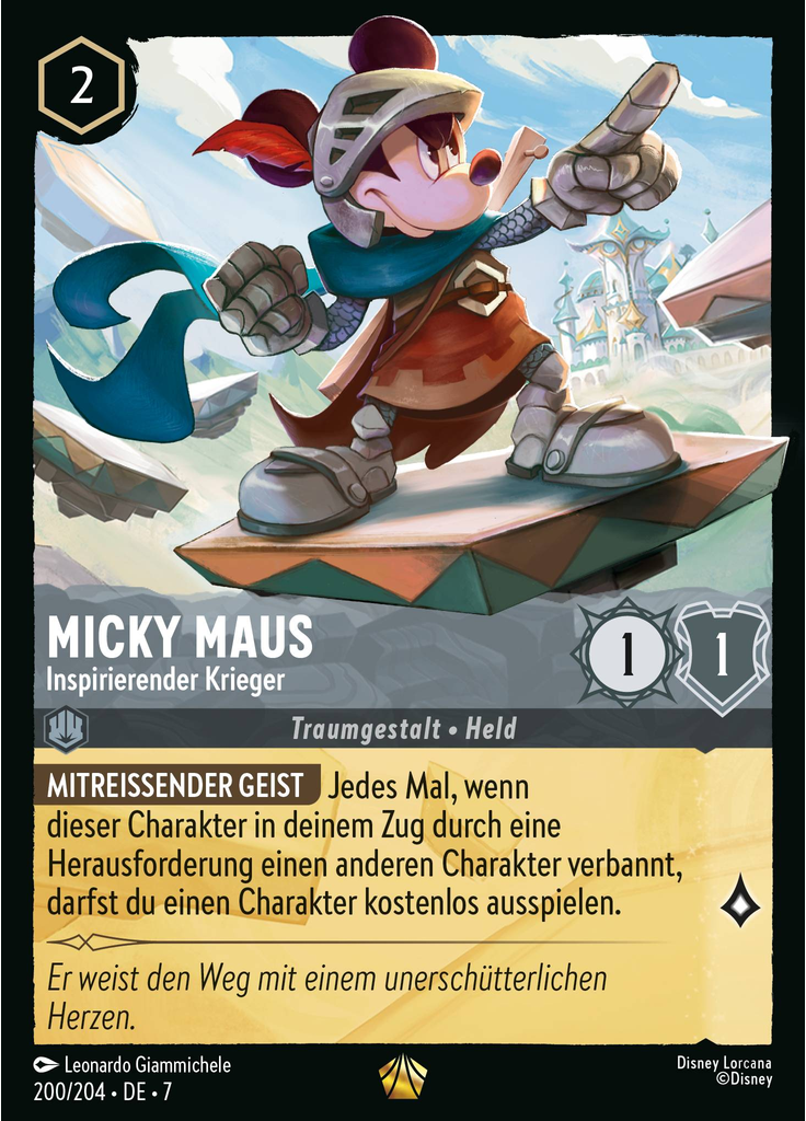 Mickey Mouse - Inspirational Warrior