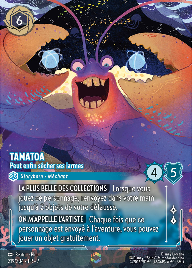 Tamatoa - Happy as a Clam