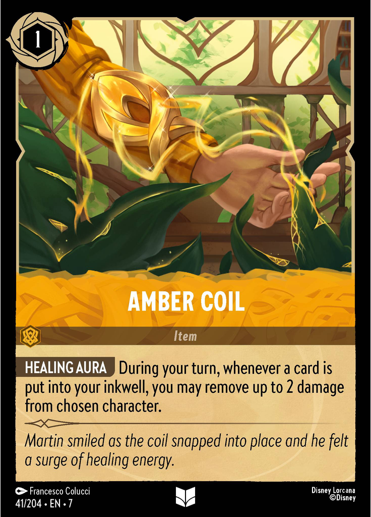 Amber Coil (Foil)