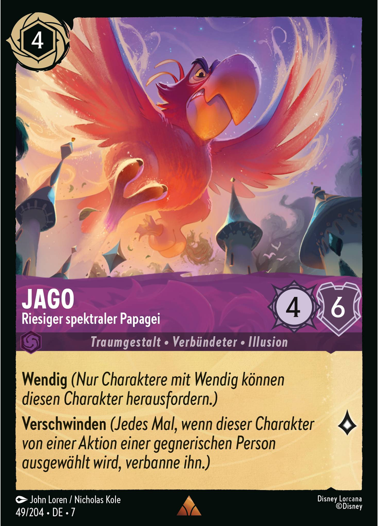 Iago - Giant Spectral Parrot (Foil)