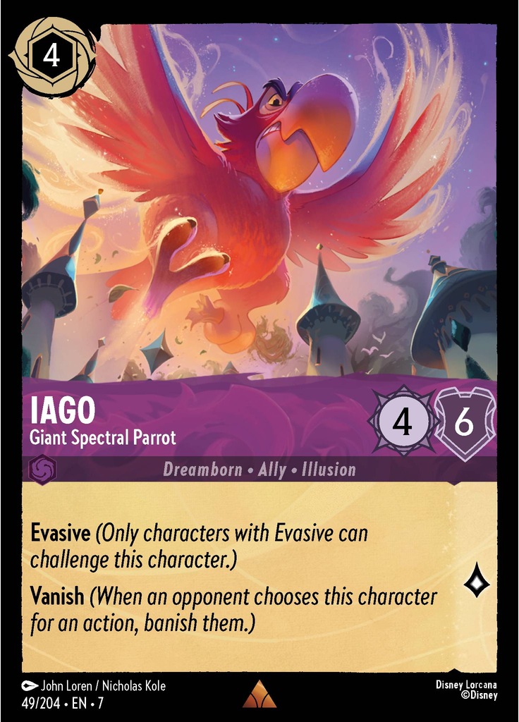 Iago - Giant Spectral Parrot (Foil)