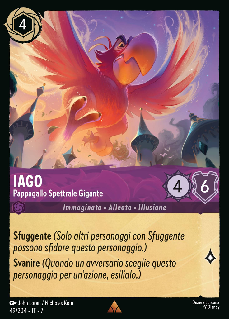 Iago - Giant Spectral Parrot (Foil)