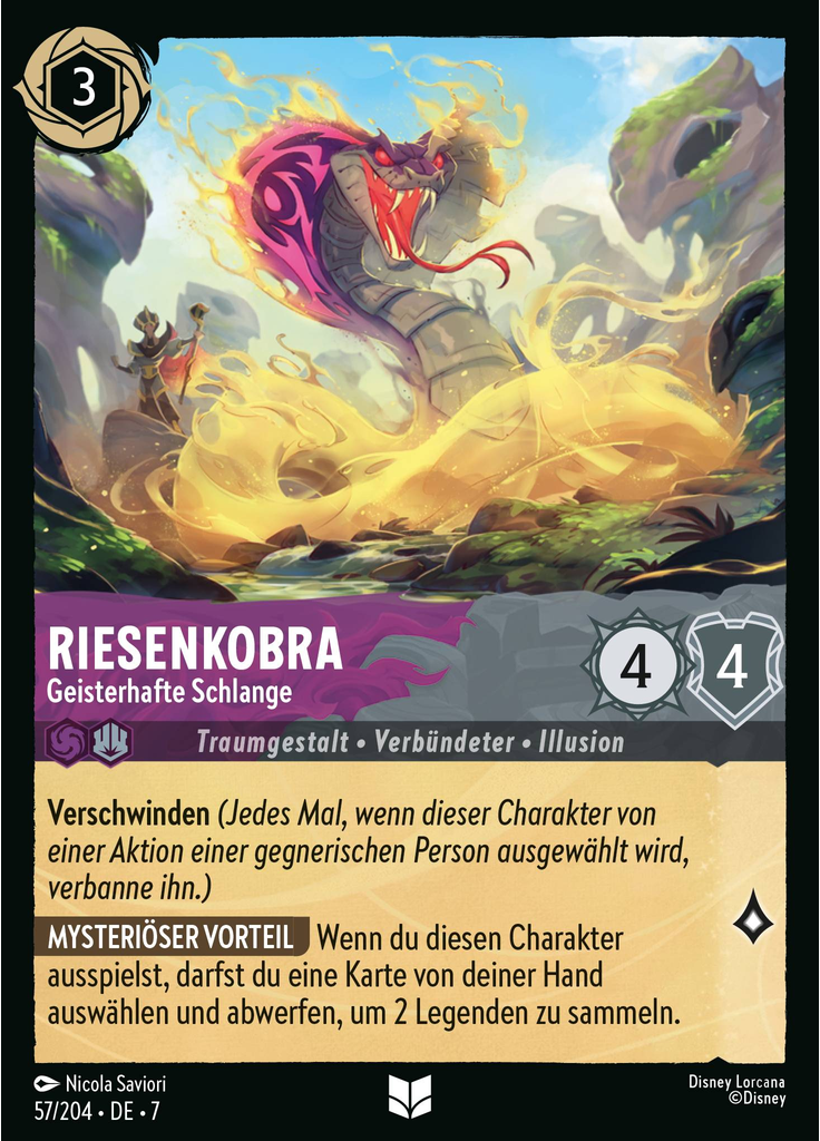 Giant Cobra - Ghostly Serpent (Foil)