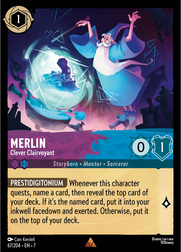 Merlin - Clever Clairvoyant (Foil)