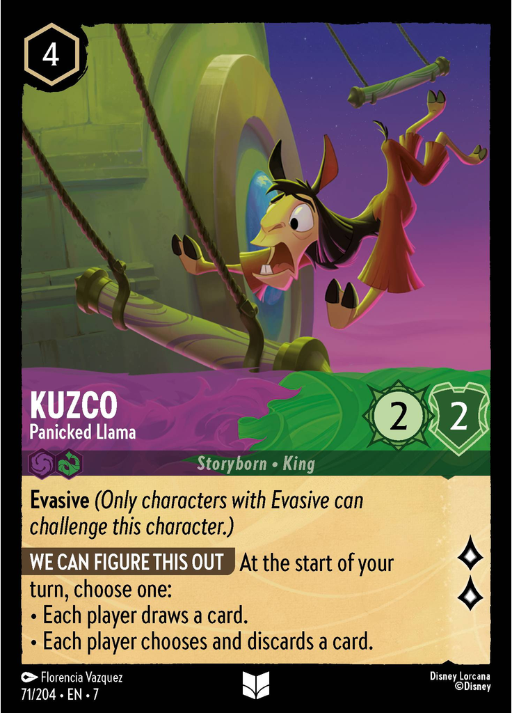 Kuzco - Panicked Llama