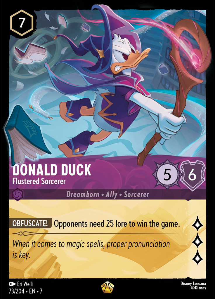 Donald Duck - Flustered Sorcerer (Foil)