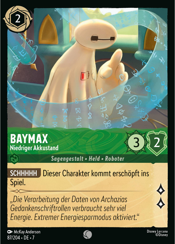 Baymax - Low Battery (Foil)