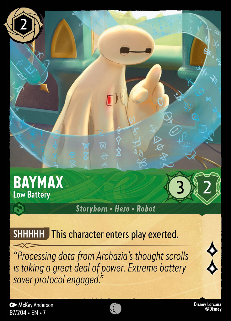 Baymax - Low Battery (Foil)