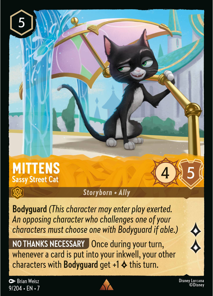 Mittens - Sassy Street Cat (Foil)