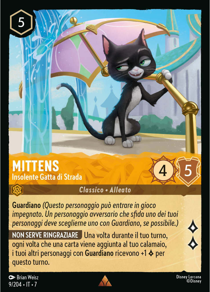 Mittens - Sassy Street Cat (Foil)