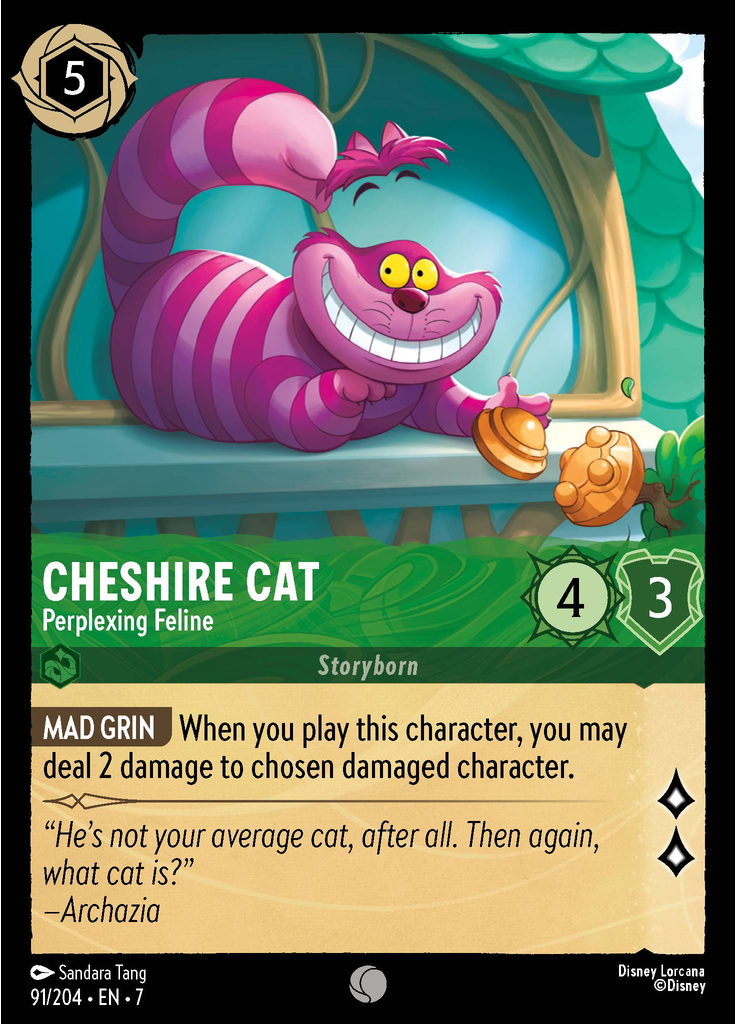 Cheshire Cat - Perplexing Feline (Foil)