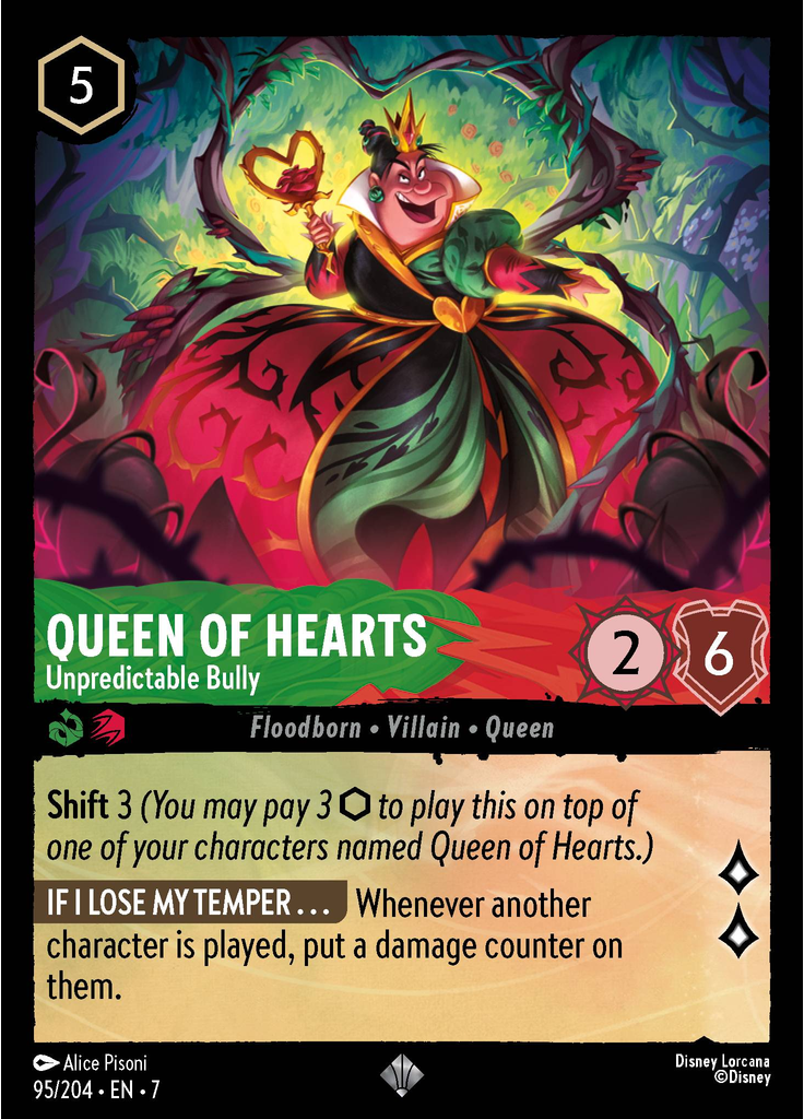 Queen of Hearts - Unpredictable Bully (Foil)
