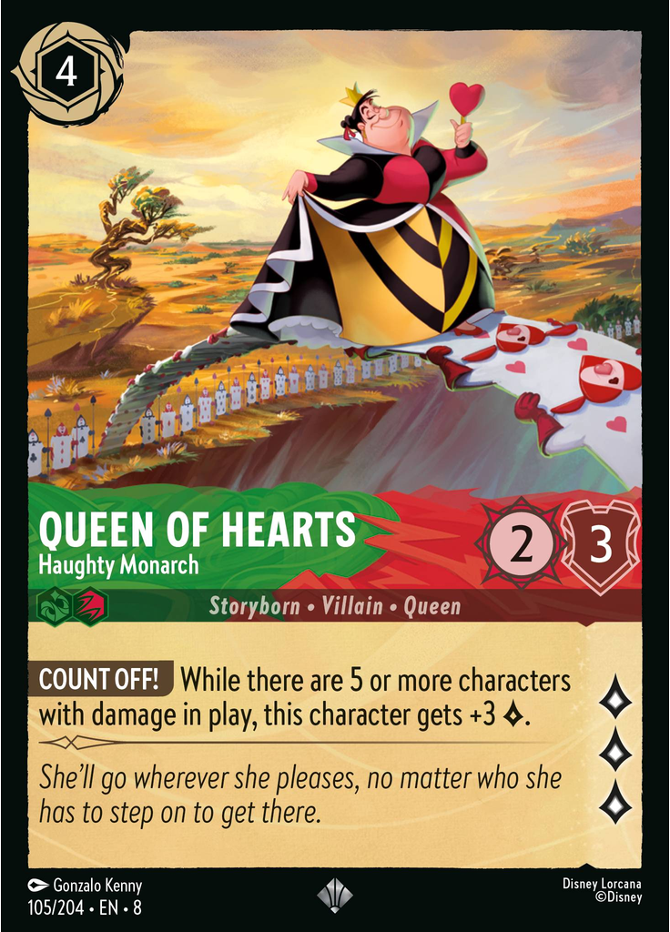 Queen of Hearts - Haughty Monarch (Foil)
