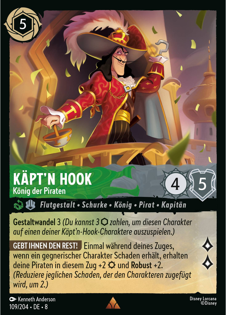 Captain Hook - The Pirate King (Foil)