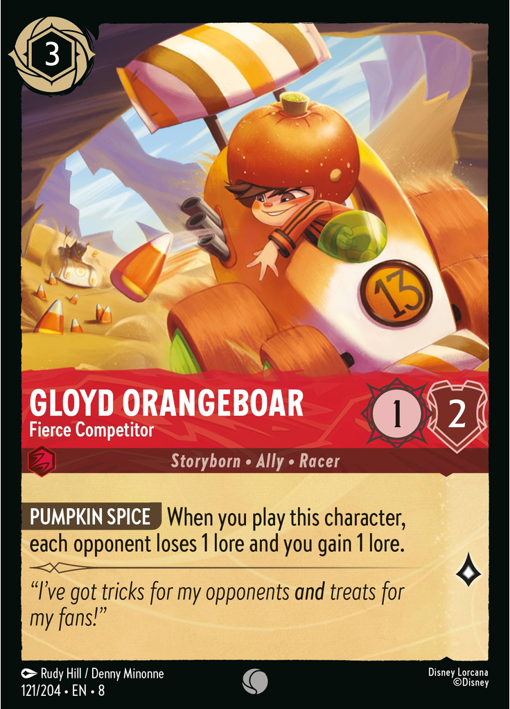 Gloyd Orangeboar - Fierce Competitor (Foil)