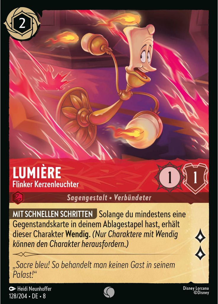 Lumiere - Nimble Candelabra