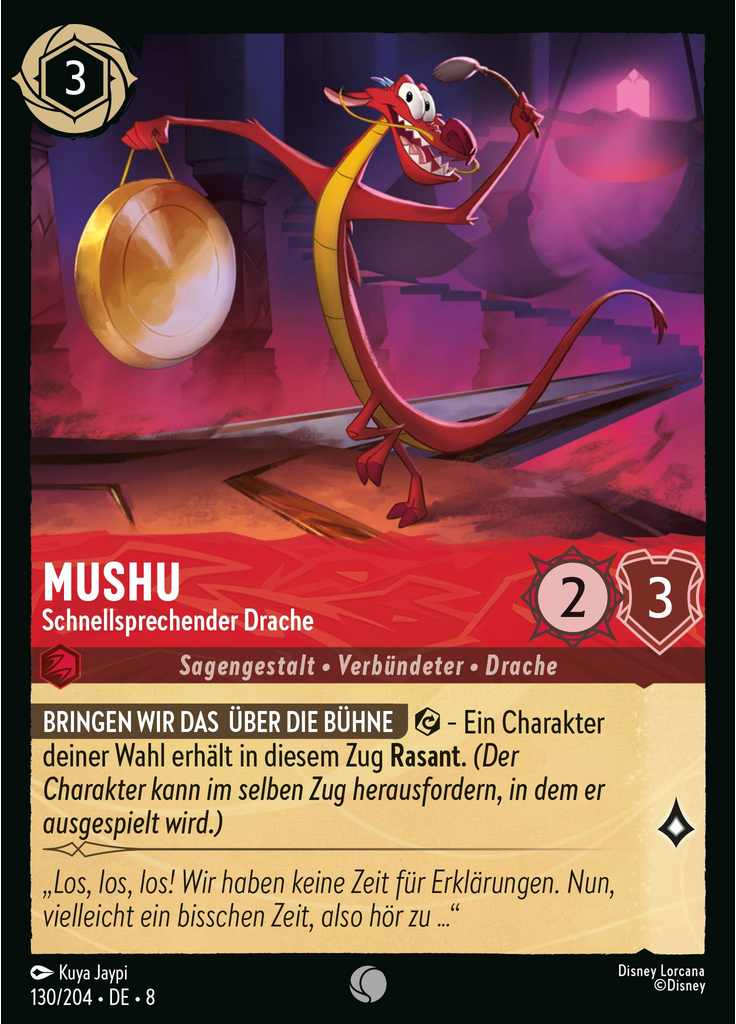 Mushu - Fast-Talking Dragon (Foil)