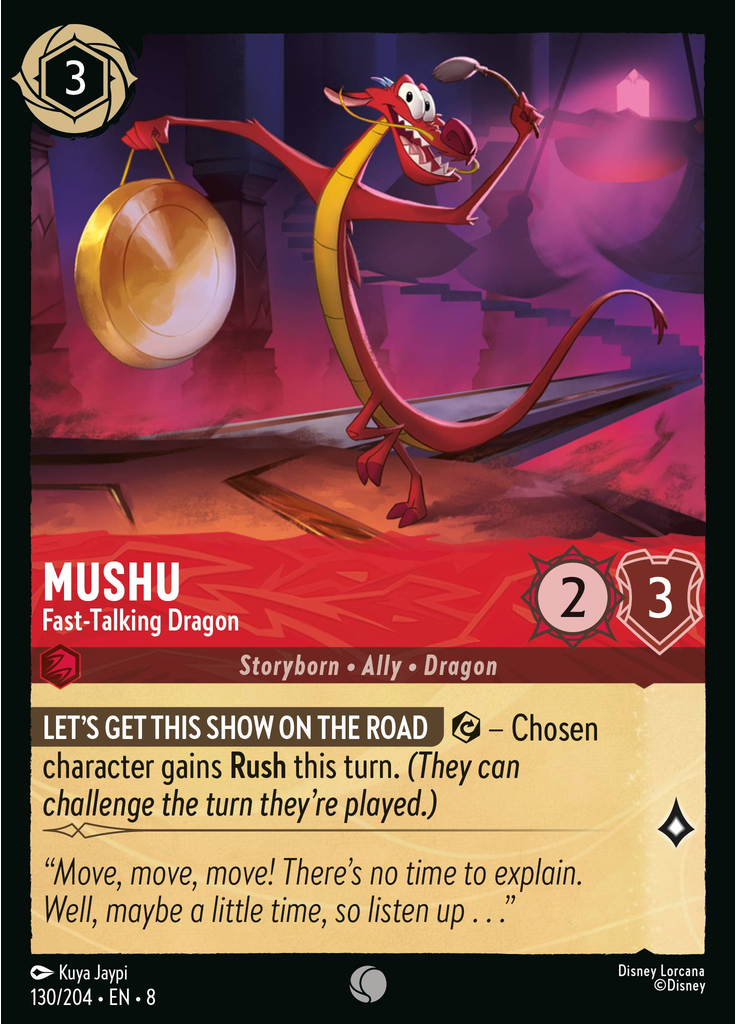 Mushu - Fast-Talking Dragon (Foil)