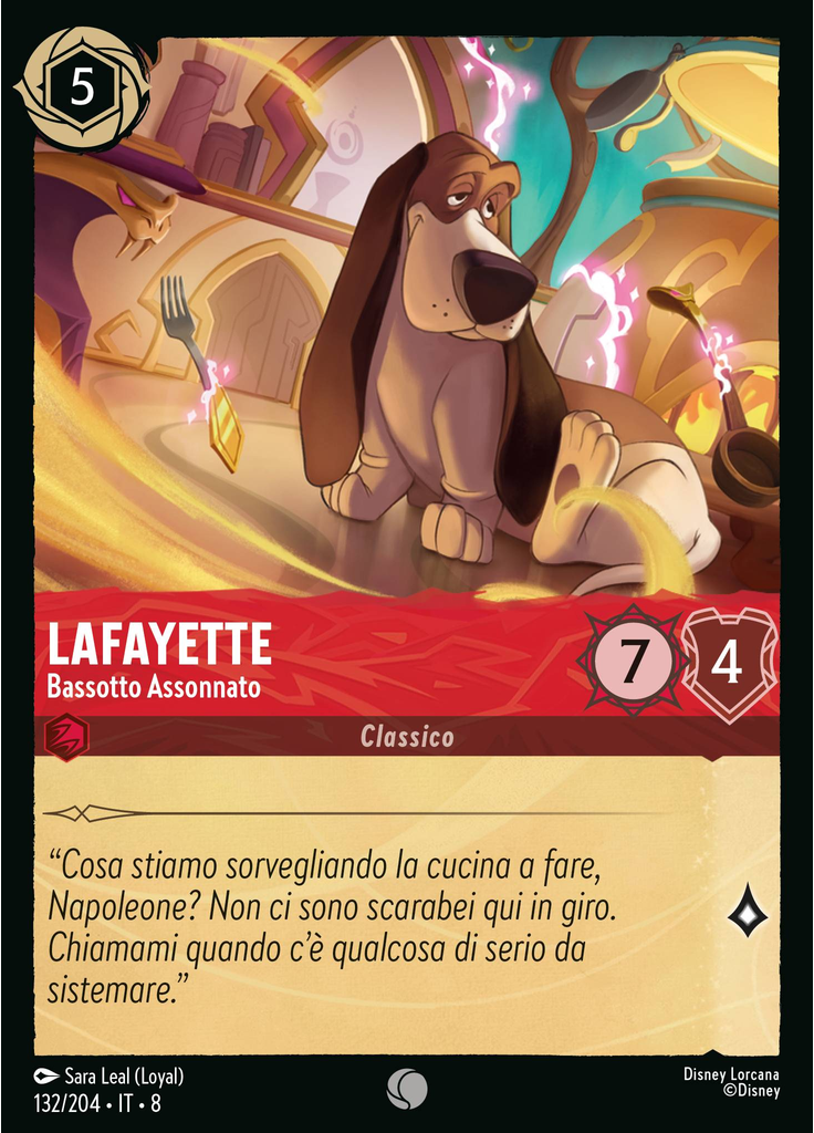 Lafayette - Sleepy Basset Hound (Foil)