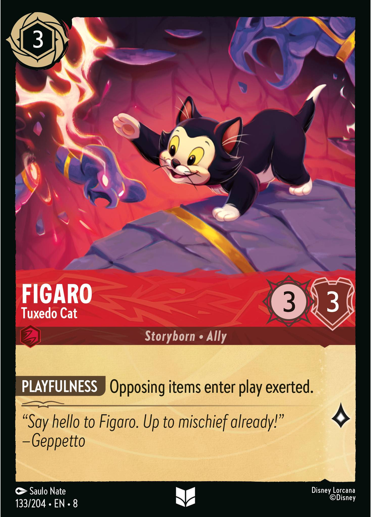 Figaro - Tuxedo Cat (Foil)