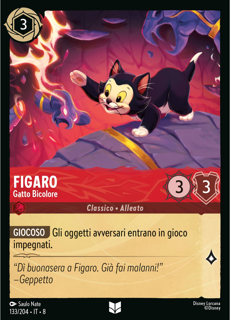 Figaro - Tuxedo Cat (Foil)