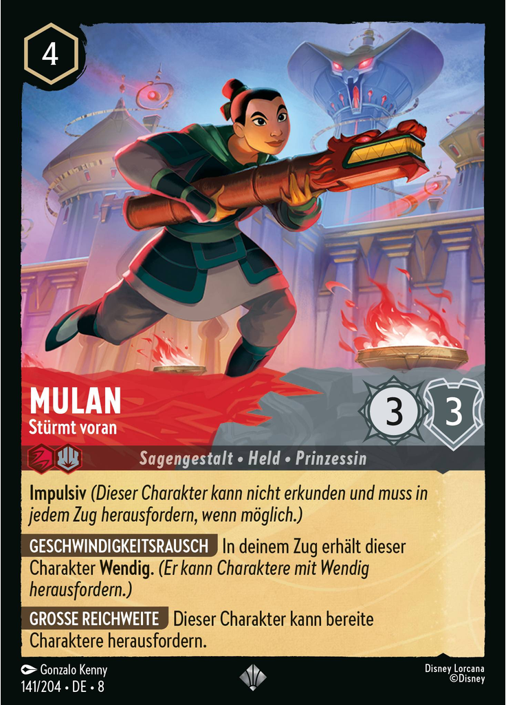 Mulan - Charging Ahead (Foil)