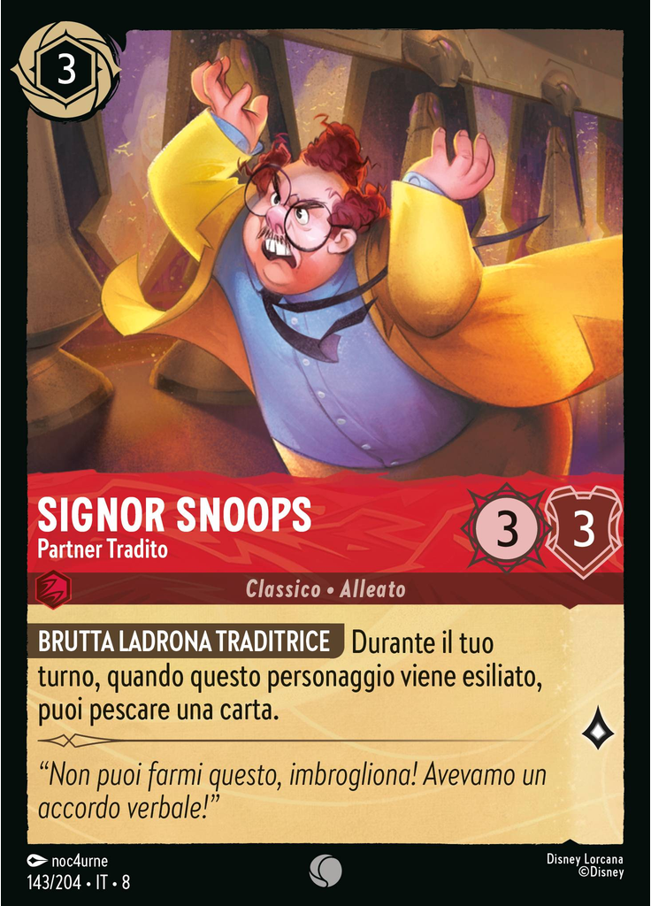 Mr. Snoops - Betrayed Partner (Foil)