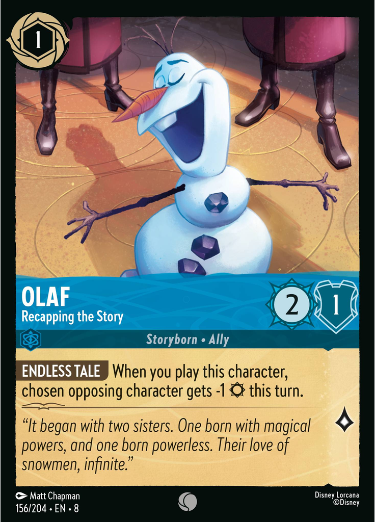 Olaf - Recapping the Story (Foil)