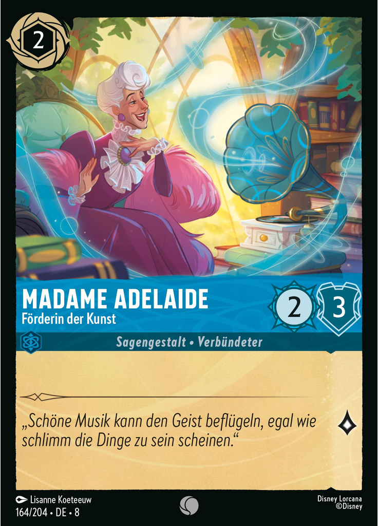 Adelaide Bonfamille - Patron of the Arts (Foil)