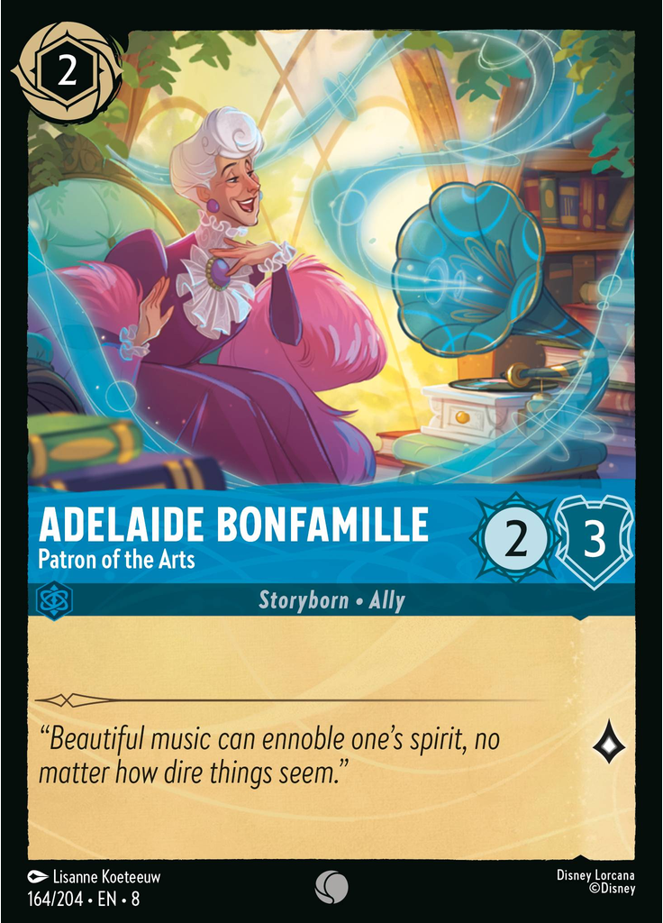Adelaide Bonfamille - Patron of the Arts (Foil)
