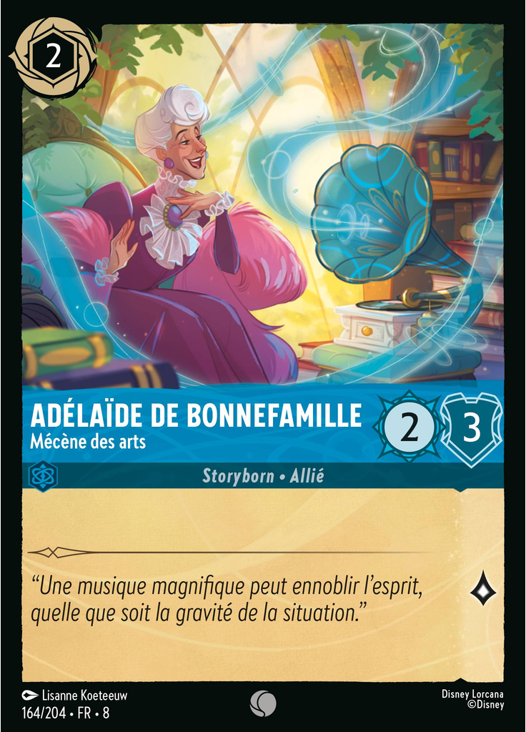 Adelaide Bonfamille - Patron of the Arts (Foil)