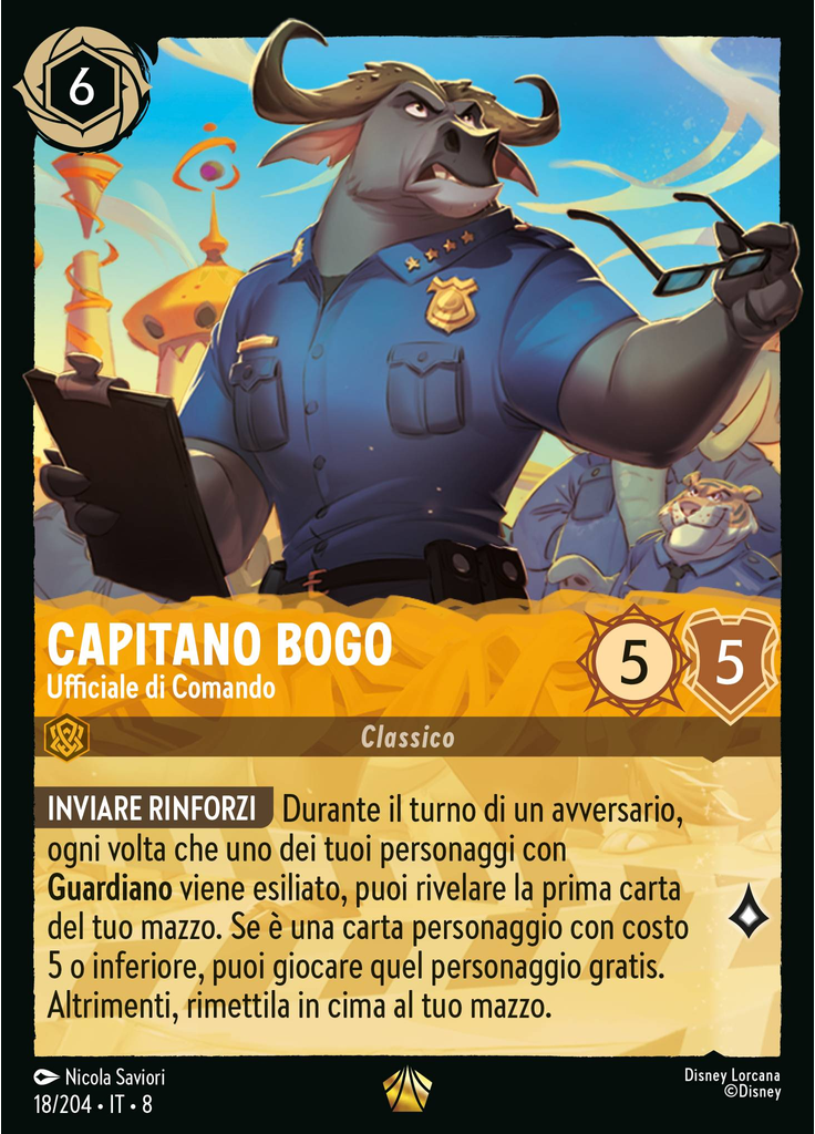 Chief Bogo - Commanding Officer (Foil)