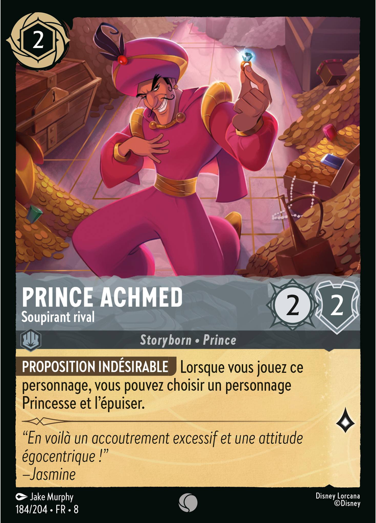 Prince Achmed - Rival Suitor (Foil)
