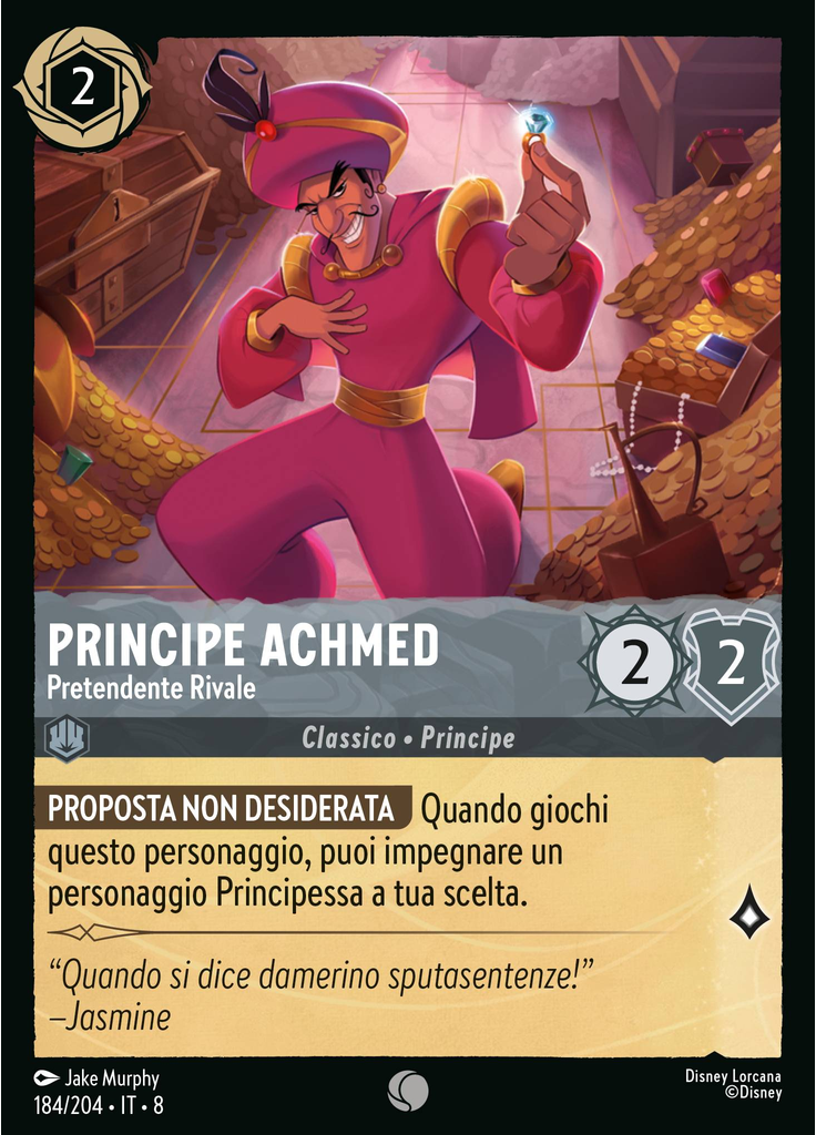 Prince Achmed - Rival Suitor (Foil)