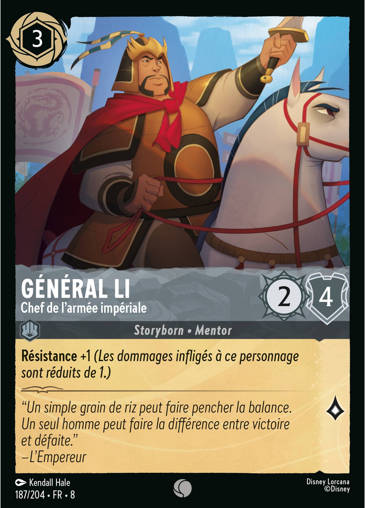 General Li - Head of the Imperial Army (Foil)