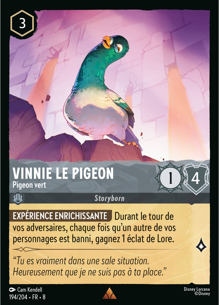 Vinnie - Green Pigeon