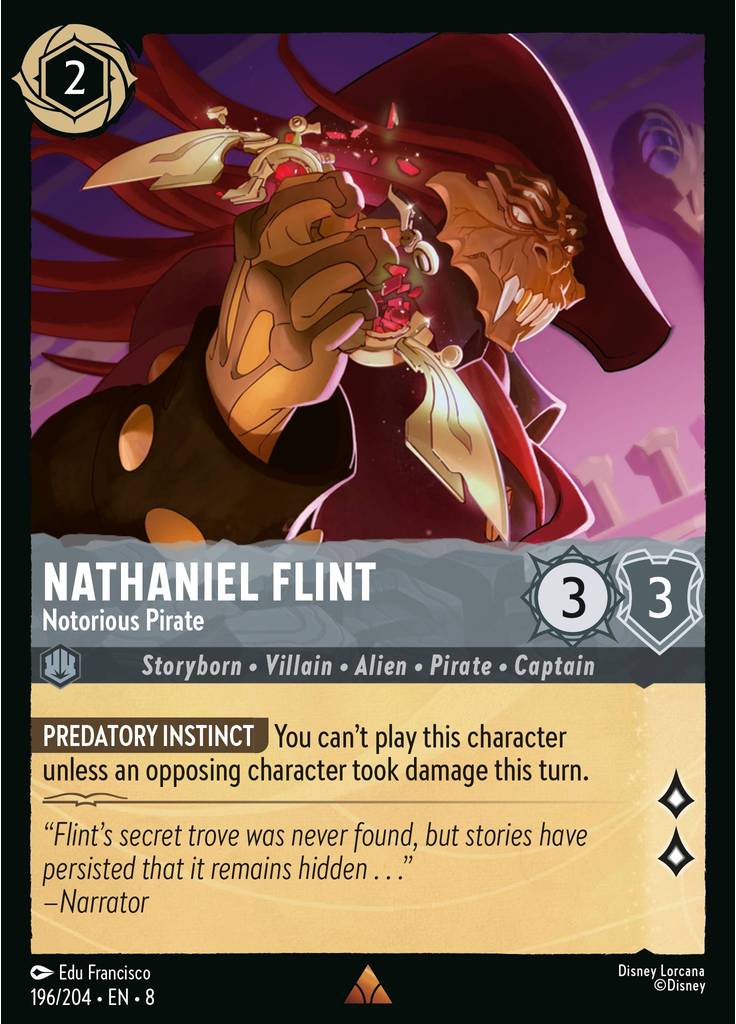 Nathaniel Flint - Notorious Pirate (Foil)