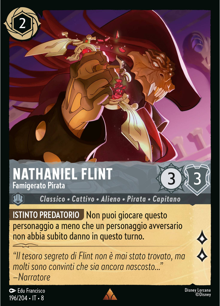 Nathaniel Flint - Notorious Pirate (Foil)
